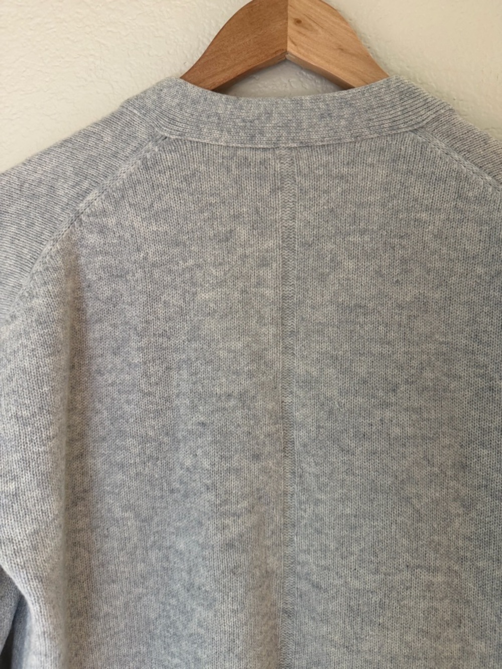 Babaton Light Gray Open-Front Knit Cardigan - Picture 7 of 8